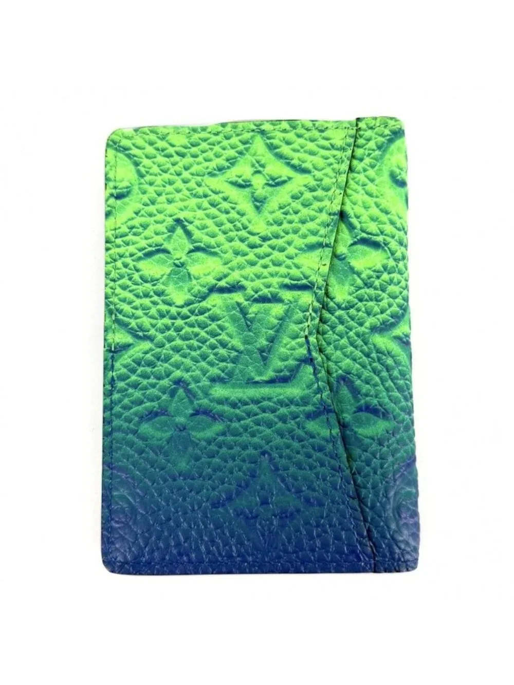 Louis Vuitton Card Case Monogram Embossed Organizer de Poche Business Holder